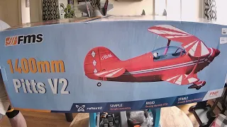 FMS Pitts V2, UNBOX LIVE!!!!!!!!!