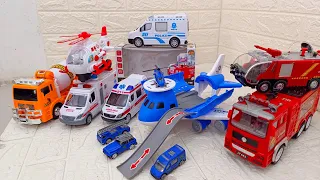 Truk Pemadam, Mobil Ambulance, Pesawat Cargo,  Helikopter Pemadam Kebakaran