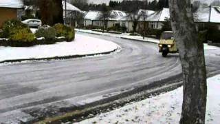 Piaggio in the snow