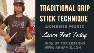 Traditional Grip | Stick Technique | Develop Fast Clean Drumming | Drum Set | Drum Line | Rudiments