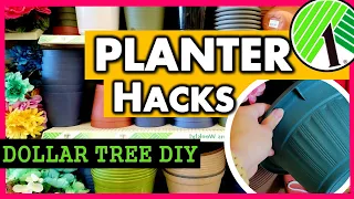 Everyone will be buying PLANTERS after seeing these HACKS! Dollar Tree DIYs 2022