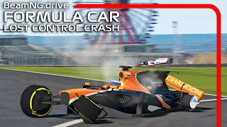 Formula Car Lost Control Crashes#1 |  BeamNG.drive | F1mod(FR17)