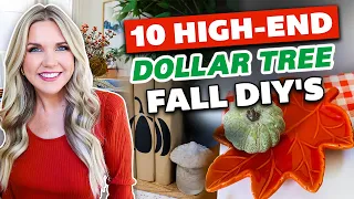 10 HIGH-END DOLLAR TREE DIY's 🍂 FALL 2023