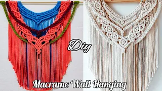 Macrame Wall Hanging Easy, Colorful 🌈 Modern