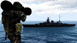 7 MINUTES AGO! Russia's largest Naval base was destroyed by an Attack by Ukrainian soldiers - Arma 3