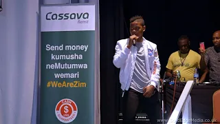 Donel Mangena performs at the Heritage Zimbabwe Culture Show 2018