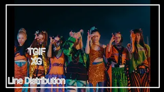 TGIF - XG | Line Distribution