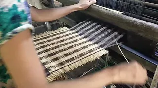 Making bamboo placemat