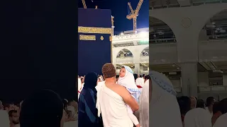 Masha Allah little baby tawaf around the Kaaba 🥹🕋 #viral #shorts #makkah #trending