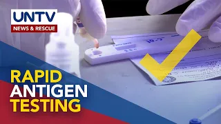 Paggamit ng rapid antigen testing para sa domestic air travelers, pinayagan na