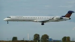 Eurowings ► Canadair CRJ-900 ► Landing ✈ Düsseldorf Airport