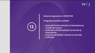 TVR 1 HD - Avertizare 12 Aventuri de la TVR Cultural (gafă) - 26.12.2023