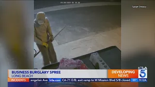 Late night burglaries have Long Beach business owners on edge