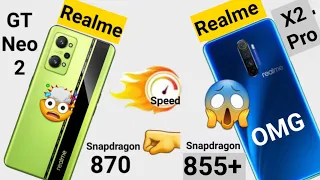 Realme GT Neo 2 vs Realme X2 Pro Speedtest, Ram Management Shocking results I can't believe 😱😯🔥