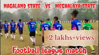 North East Olympic football league match || Nagaland vs Meghalaya at NAPTC Chumukedima