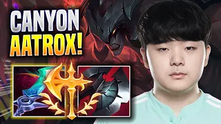 CANYON IS READY TO PLAY AATROX! - DK Canyon Plays Aatrox TOP vs Irelia! | Season 2022