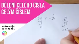 Dělení celého čísla celým číslem (včetně zkoušky)