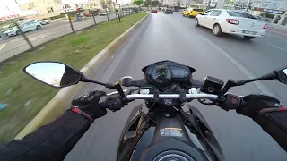 YAMAHA MT 25 İLE ANTALYA DA TRAFİK - 5