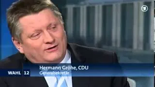 Berliner Runde - Landtagswahl im Saarland 2012 ZDF Teil 2