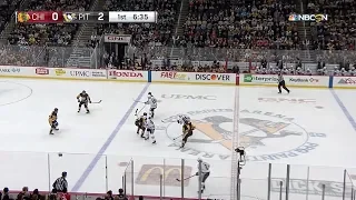 Blackhawks vs Penguins. Jan 6, 2019