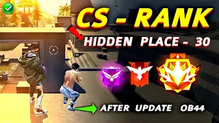 TOP 30 HIDDEN PLACES FOR CS RANK AFTER UPDATE | cs rank tips and tricks | CS rank glitch 2024