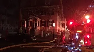 Norfolk Fire units on scene for 2-alarm fire on Freemason Street