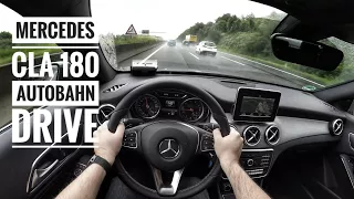 Mercedes-Benz CLA 180 (2017) - POV Drive on german Autobahn