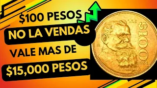 Moneda de 100 pesos V. Carranza Es muy VALIOSA - La tienes ? Monedas de México