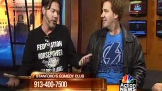 Don Jamieson and Jim Florentine make a TV interview awkward