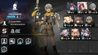 [Arknights] CC#10 Daily Day 4 Risk 8 Low Rarity Clear + Ch'en The Holungday