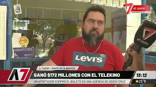 GANÓ $172 MILLONES CON EL TELEKINO