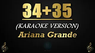 34+35 - Ariana Grande (Karaoke/Instrumental)