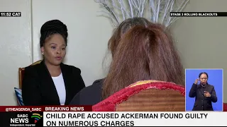 Mother of one of child rape kingpin Ackerman's victims speaks after guilty verdict