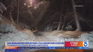 Motorists frustrated after full mountain closure in San Bernardino