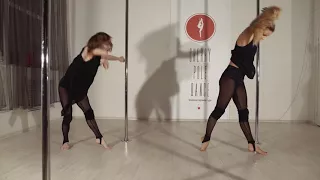 Contemporary pole dance to Wildes Ghost - Russia Dubai