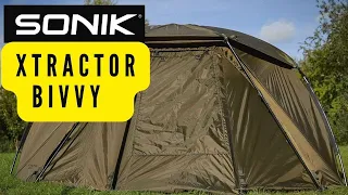 Namiot karpiowy SONIK XTRACTOR BIVVY | recenzja małego namiotu dla każdego karpiarza