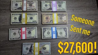 Someone Sent Me $27,600 in the Mail! | Replica Prop Money Unboxing
