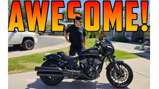 IT'S AWESOME! Indian Sport Chief First Ride...