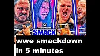 WWE Smackdown 30 September 2022 Full Highlights HD - WWE Smackdown 30/9/2022 Story in 5 minutes