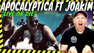 APOCALYPTICA Ft. JOAKIM BRODEN ( SABATON ) - " Live Or Die " [ Reaction ] | UK REACTOR |