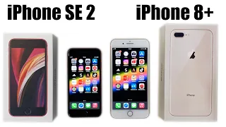 iPhone SE 2 2020 vs iPhone 8 Plus  (ios 16) SPEED TEST