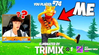 I Stream Sniped Youtubers & gave them their *OWN* Skin