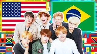 Most Popular BTS Members In Different Countries