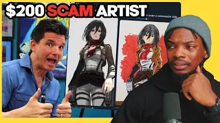 The Worst Professional Artist Ever Is Tracing $200 Art Commissions (Butch Hartman)