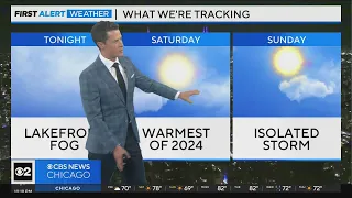 Warmest weather of 2024 in Chicago on Saturday