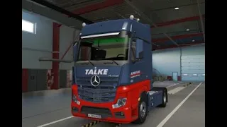 ets2 Mercedes Actros MPIV Generation версия 1.0 для Euro Truck Simulator 2 (v1.50.x)