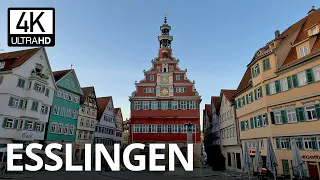 Esslingen Morning Walk through the Old Town, Baden-Württemberg, Germany 🇩🇪