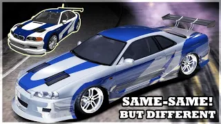 I build Most Wanted BMW M3 GTR vinyls on Nissan Skyline - NFS Carbon