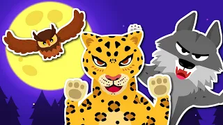 Hunters in the Night | “Ah-ooh~! It’s our world!” | Animal song | Song for kids ★ TidiKids