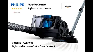 PHILIPS PowerPro Compact black | Vacuum Cleaner  | Full Product Specification And Review
